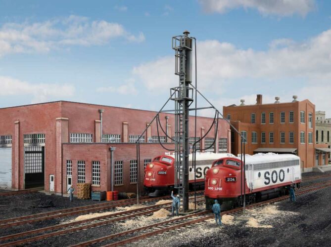 Walthers Cornerstone 4160 - HO Diesel Sanding Tower - Kit