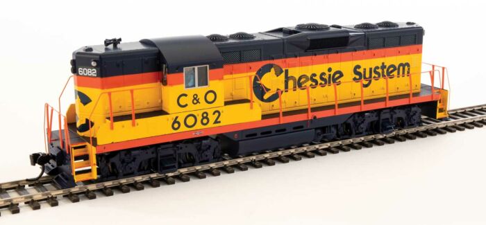 Walthers Mainline 20481 - HO EMD GP9 Phase 2 w/High Hood - ESU DCC/Sound - Chessie/C&O #6082