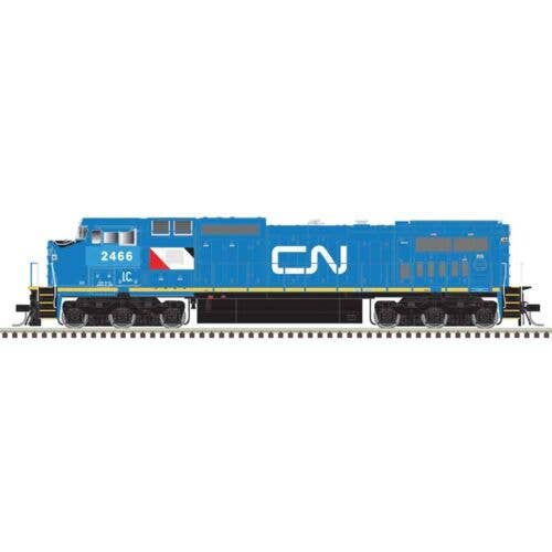 Atlas 10004481 - HO GE Dash 8-40CW - Standard DC - Master(R) Silver -- Canadian National IC #2466...