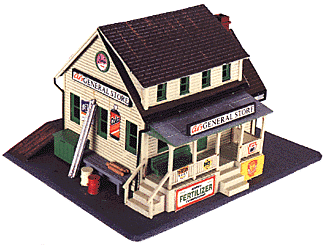 Life-Like Products 1351 - HO General Store -- Kit - 6 x 4-7/8" 15.2 x 12.4cm