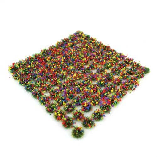 Peco SGTMIX04 - Grass Tufts 5/32" 4mm -- Mixed Flowers pkg(100)
