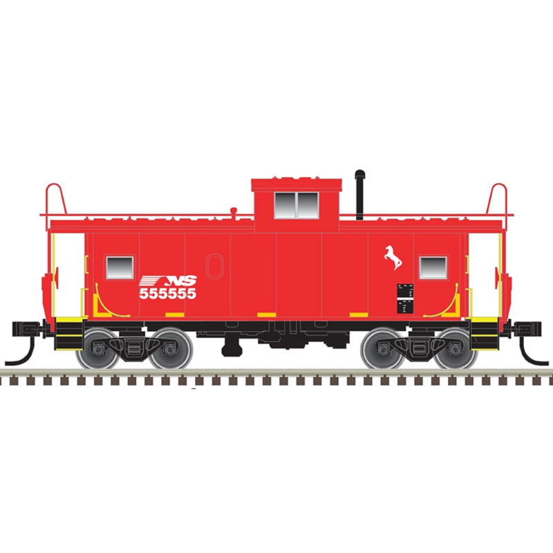 Atlas 20006235 - HO Standard Caboose - Norfolk Southern (Double Zeros) #555555