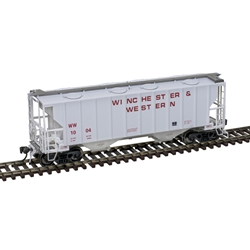Atlas 20007703 - HO MASTER PORTEC 3000 COVERED HOPPER WINCHESTER & WESTERN #1046