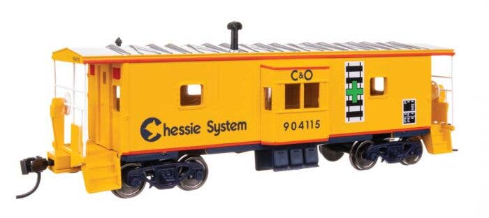 Walthers Mainline 8671 - HO International Bay Window Caboose - Ready to Run -- Chessie System C&O...