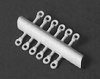 Detail Associate 1101 - HO Lift Rings - Plastic - 3-1/2" 8.9cm pkg(18)