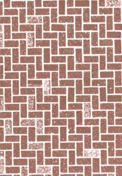 Plastruct 91885 Interlocking Brick Paper Sheet (2pcs pkg)