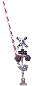 Tomar 863 - HO Railroad Crossing Signal - Kit - With Gate (2pk)
