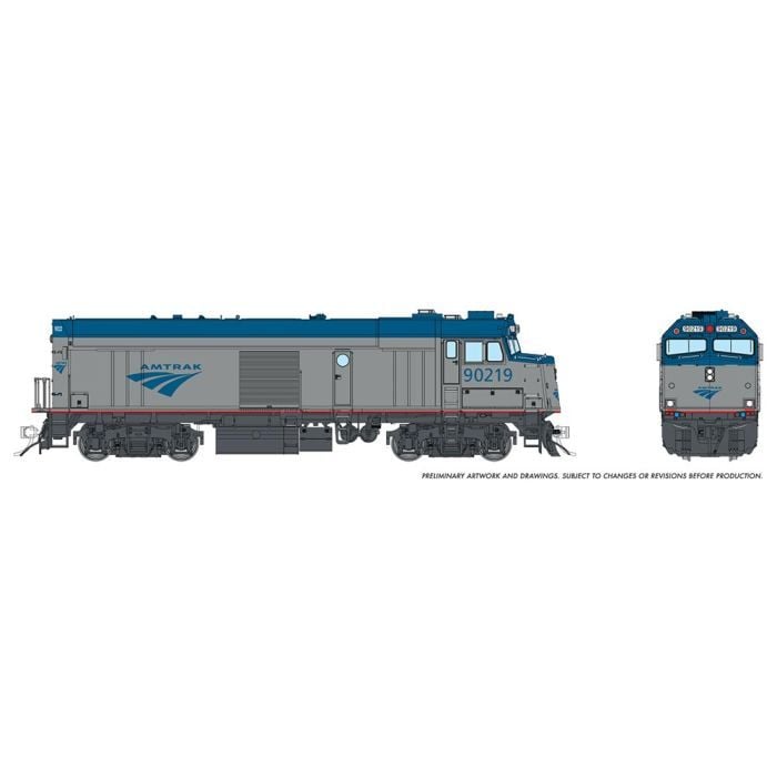 Rapido 81517 - HO Amtrak NPCU 'Cabbage', ESU LokSound DCC Sound, #90219