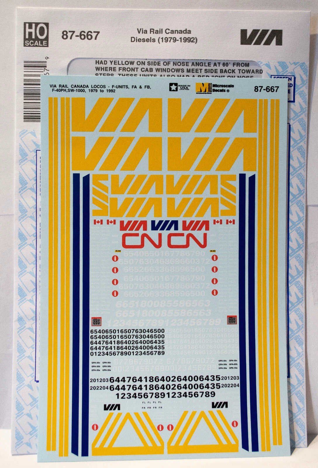 HO Scale Microscale 87-1523 Modern Train & Street Graffiti Decal Set | USA Made | MSI871523