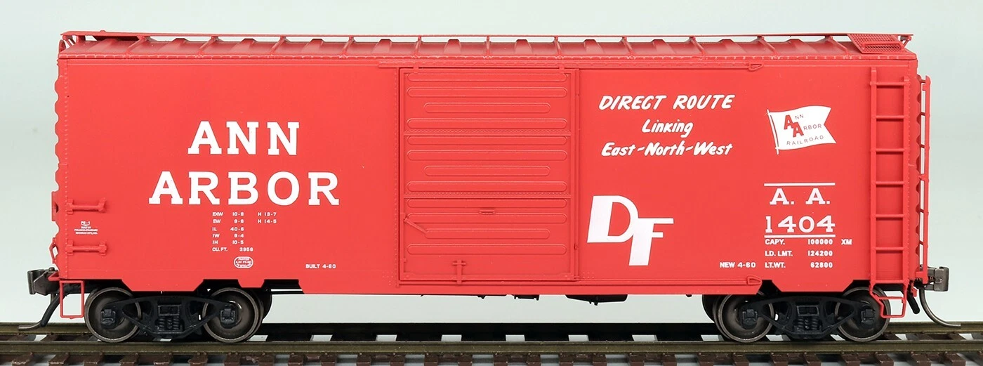 Intermountain 45428-01 - HO 40Ft PS-1 Boxcar - Ann Arbor (Direct Route) #1401