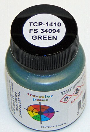 Tru Color Paint 01410 - Nato Green  - Solvent Based Acrylic Paint - 1oz