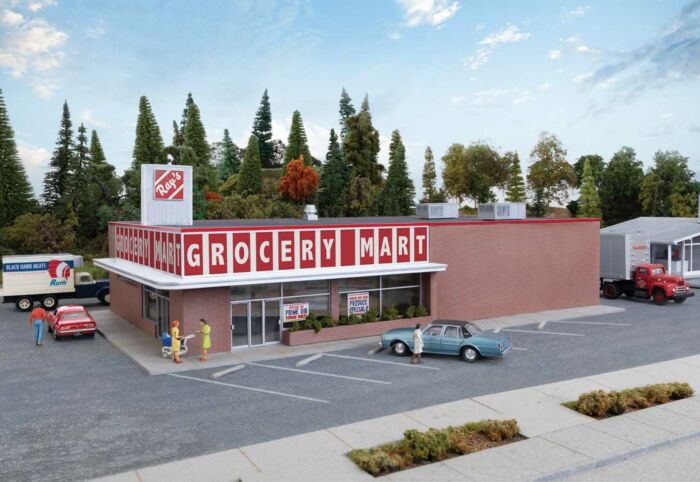 Walthers Cornerstone 933-4117 - HO Vintage Grocery Store - Kit