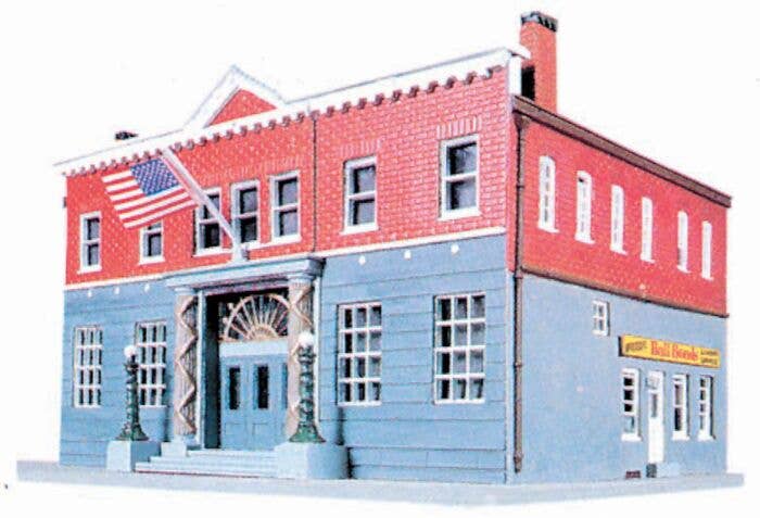 Life-Like Products 1382 - HO Woodlawn Police Station -- Kit - 6-1/4 x 8-3/8" 15.9 x 21.3cm