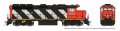 Rapido 40506 - HO EMD GP40 - DCC & Sound - Canadian National (Stripes) #4016