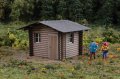 Walthers Scenemaster 4113 - HO Scale Forest Cabin -- Laser-Cut Wood Kit - 2-1/2 x 2 x 1-1/2" 6.5 ...
