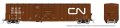 Rapido 193004-5 - HO Trenton Works 6348 CN Boxcar - Canadian National (w/ Conspicuity Stripes) #5...