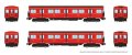 Rapido 206002 - HO TTC G-Class Subway - DC/Silent - A-B Train #1 #5034+5035 (1 Married Pair)