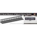 Rapido 209997 - HO Scale NYC Subway Lighted Display Platform: IND 81st-Museum of Natural History