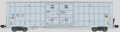 Aurora Miniatures 602102 - N Greenbrier 7550cf 60' Plate F Boxcar - DATA ONLY - Grey