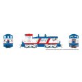Rapido 27615 - HO EMD SW9 (DC/DCC/Sound): Cambria & Indiana - Bicentennial Scheme: #36