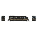 Rapido 40554 - HO EMD GP40R (DC/DCC/Sound): Illinois Central - Black Scheme: #3138