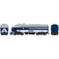 Athearn Genesis 19691 - HO F7A Set Locomotive, DCC Sound - WAB #1169 A and #1189 A