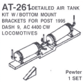 Details West 261 - HO Detail Air Tank Dash 9, AC4400CW