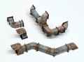 ITLA Scale Models - HO4174 - Multi-scale HO / S Scale - Roof / Wall HVAC Ducting