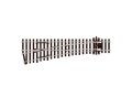 Peco SLE192 - HO Code 75 Streamline Small Radius Turnout -- Left Hand, Electrofrog