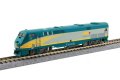 Kato 176-6043-DCC - N Scale GE P42 Genesis - DCC -- VIA Rail Canada #917 (gray, teal, yellow)