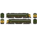 Rapido Trains 28815 - HO EMD E8A-E8A HEP - DCC/Sound - Canadian National #102, 103 (green, gold, ...