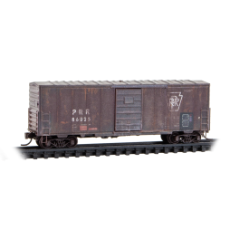 Atlas 024144620 - N Scale - Micro-Trains 40’ Single Door Standard Box Car without Roofwalk - Penn...