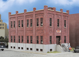 Walthers 4050 HO Cornerstone Brick Office Building - Kit