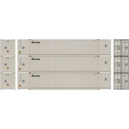 Athearn 28499 - HO RTR 53Ft CIMC Container - Railpool (3pkg) #2