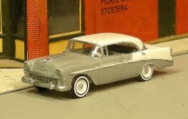 Sylvan Scale Models V-298 HO Scale - 1956 Chevy Bel Air Sport Sedan - Unpainted and Resin Cast Ki...