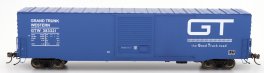 Intermountain 46906-01 HO Scale - 60Ft PS-1 Boxcar - Grand Trunk Western - Blue #383321
