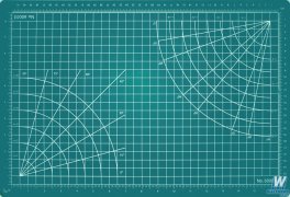 Excel Hobby Blades 60003 - Self Healing Cutting Mat - Green - 12In x 18In