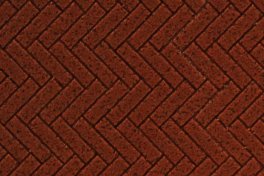 Chooch 8665 - HO/S/O Flexible Herringbone Dark Red Brick Sheet (2-Pack) - Large
