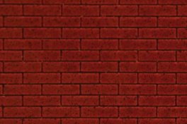 Chooch 8671 - HO/S/O Flexible Dark Red Brick Pavers Sheet (2-Pack) - Large