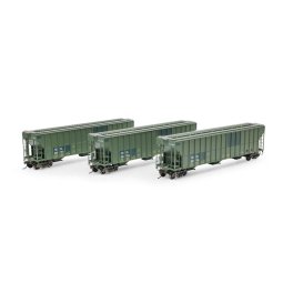 Athearn 1328 - HO FMC 4700 Covered Hopper, NOKL Primed For Grime 'Ex-CNW' #818906 / 818914 / 8189...