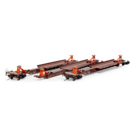 Athearn 15674 - HO RTR 57' Trinity Spine Car, BNSF #300503 (3)