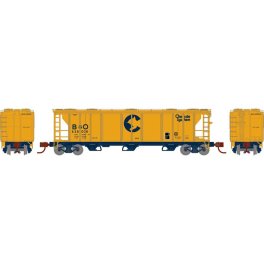 Athearn 28348 - N Scale PS-2 2893 3-Bay Covered Hopper - Chessie B&O #628038