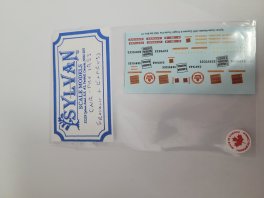 Sylvain Scale Models LH-111 - HO CNR Express & Freight Pre 1953 Set- Decal