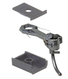 Kadee 126 - #126 HO Scale SBE Bottom Shelf Whisker® Metal Couplers with Gearboxes - Long (25/64")...