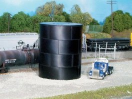 Rix Products 500 - HO Flat Top Water/Oil Tank -- Kit - Scale Height 29' 8.8m