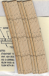 Blair Line 127 - HO Scale Laser-Cut Curved 2-Lane Wood Grade Crossing pkg(2) -- 22" 55.9cm Radius