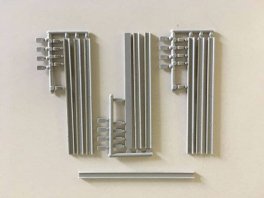 Rix Products 155 - N Scale Overpass Parts -- Beams
