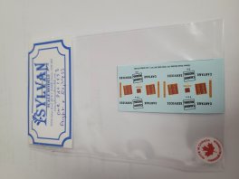 Sylvain Scale Models DECAL-1 - HO CNR PRE 1953 Freight & Express - For CN 1939 GMC #V-191-1 and t...