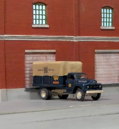 Sylvain Scale Models V-278-1 - HO 1952 Mercury CNR Stake Truck - Unpainted Resin Kit