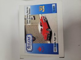 Sylvain Scale Models V-420 - HO 1954 Chevy Bel Air Two Door Sedan  - Unpainted Resin Kit